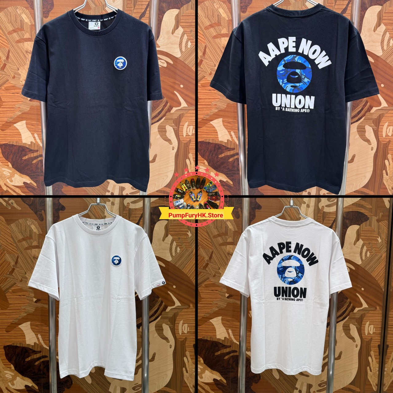 AAPE Regular fit Moonface logo tee (1869)
