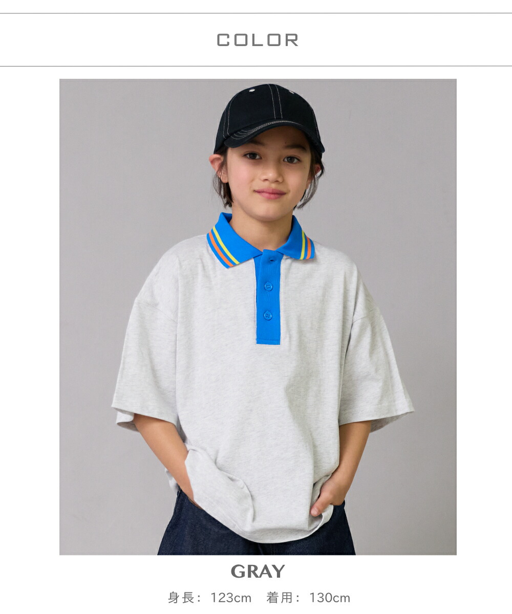 🆕【⭐訂購⭐】🇯🇵日本直送🌀撞色條紋領 寬鬆版型 短袖Polo Tee［4款選］🌀 [ELEA-0020][260520]