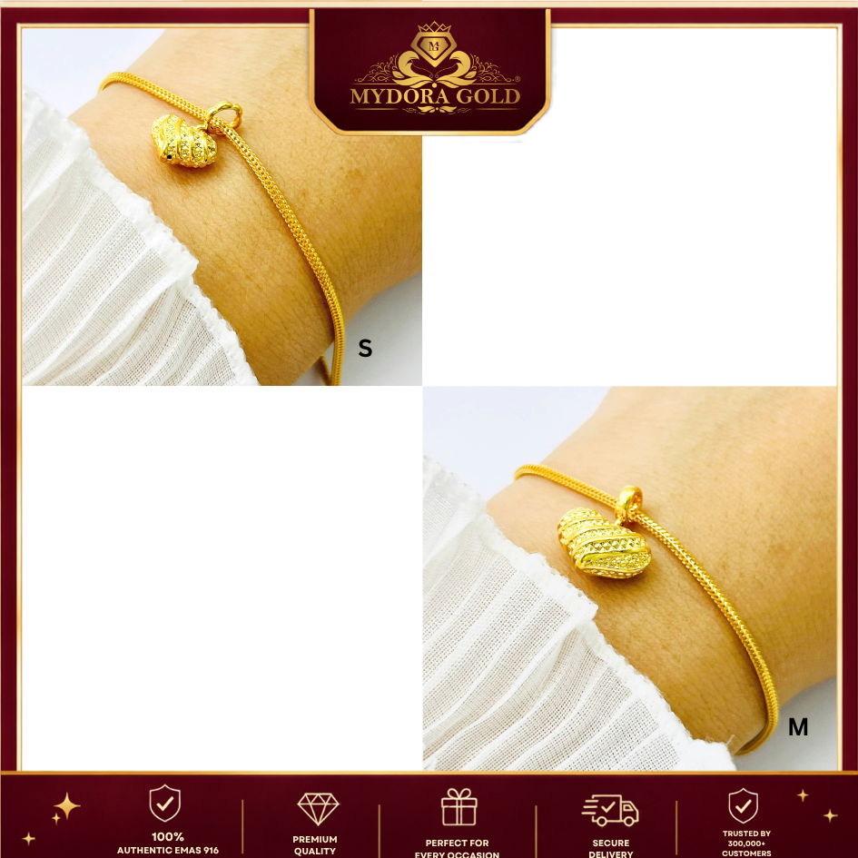 MYDORA Charm Puffed Love (5G) l EMAS 916/22K