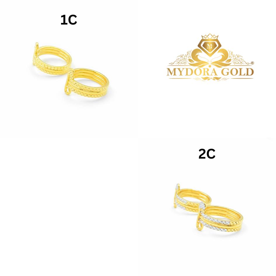 MYDORA Cincin Fesyen Safety Pin (5G) l EMAS 916/22K