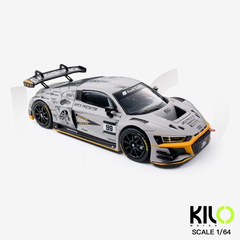 (預訂 Pre Order) KILO Works (KLW0036-25) KW x DarwinPRO 1:64 Diecast Model Audi / DarwinPRO Licensed Product - R8 LMS GT3 EVO Il