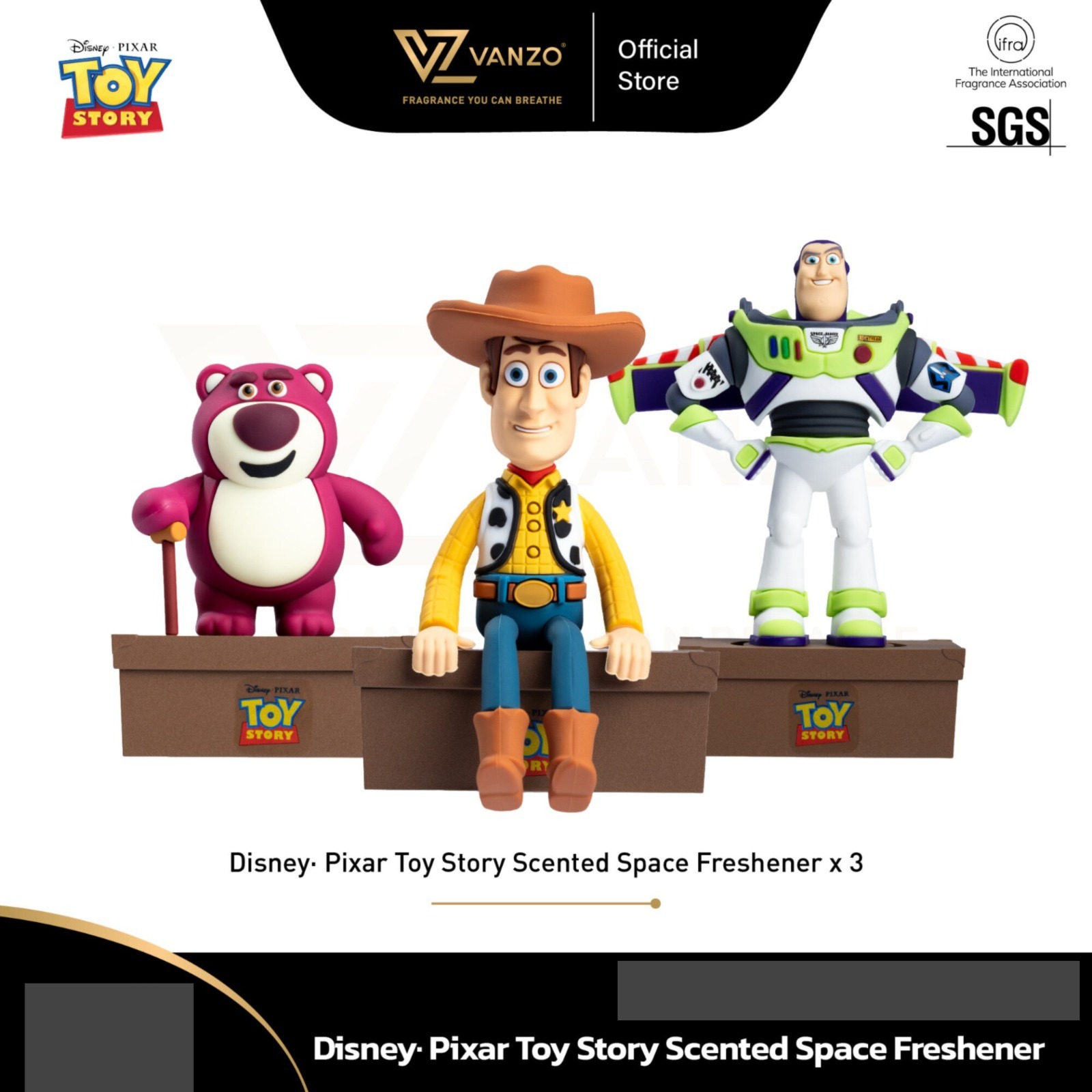 馬來西亞7月團🇲🇾 VANZO × Disney Pixar《Toy Story》香薰擺件