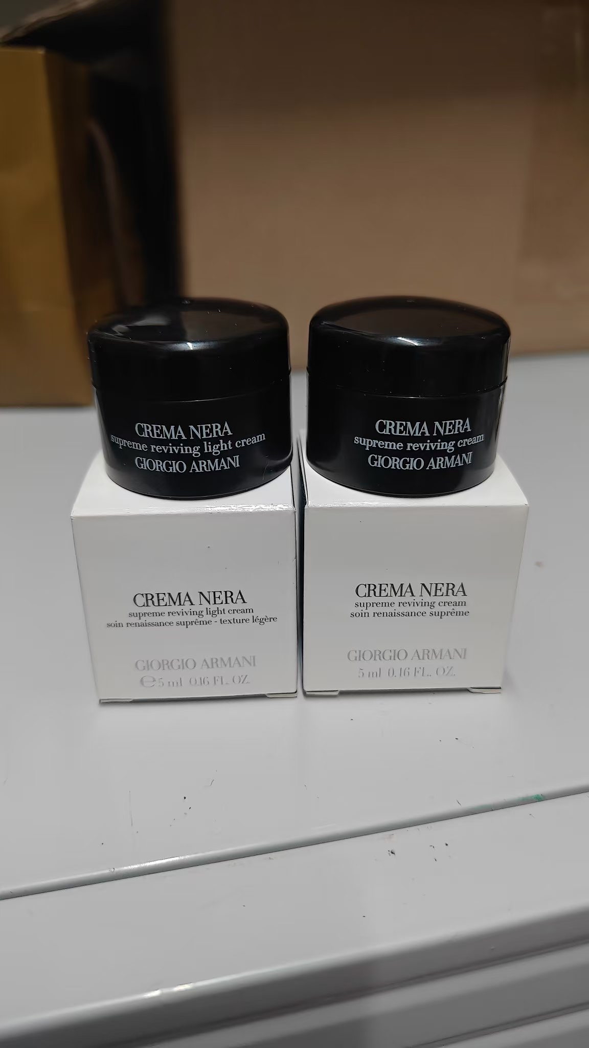 阿瑪尼黑曜石清爽面霜5ml*10個