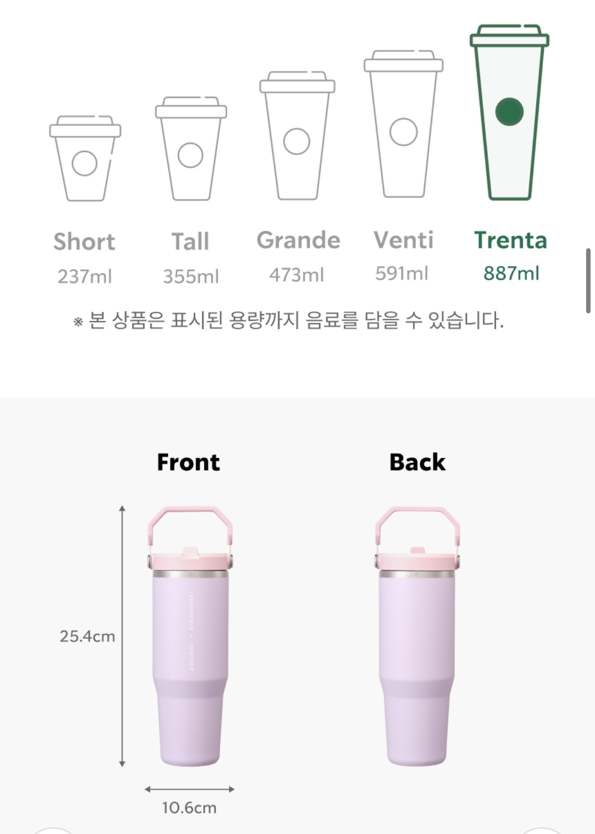 STANLEY X STARBUCKS 櫻花季 韓國限定 保溫杯 887ml