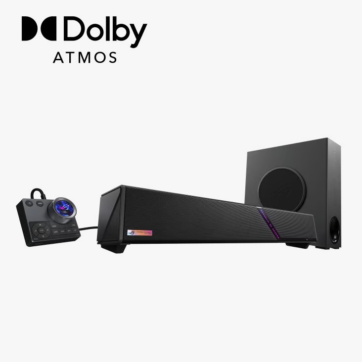 ROG GJALLAR Dolby Atmos 2.1.2 Gaming Soundbar
