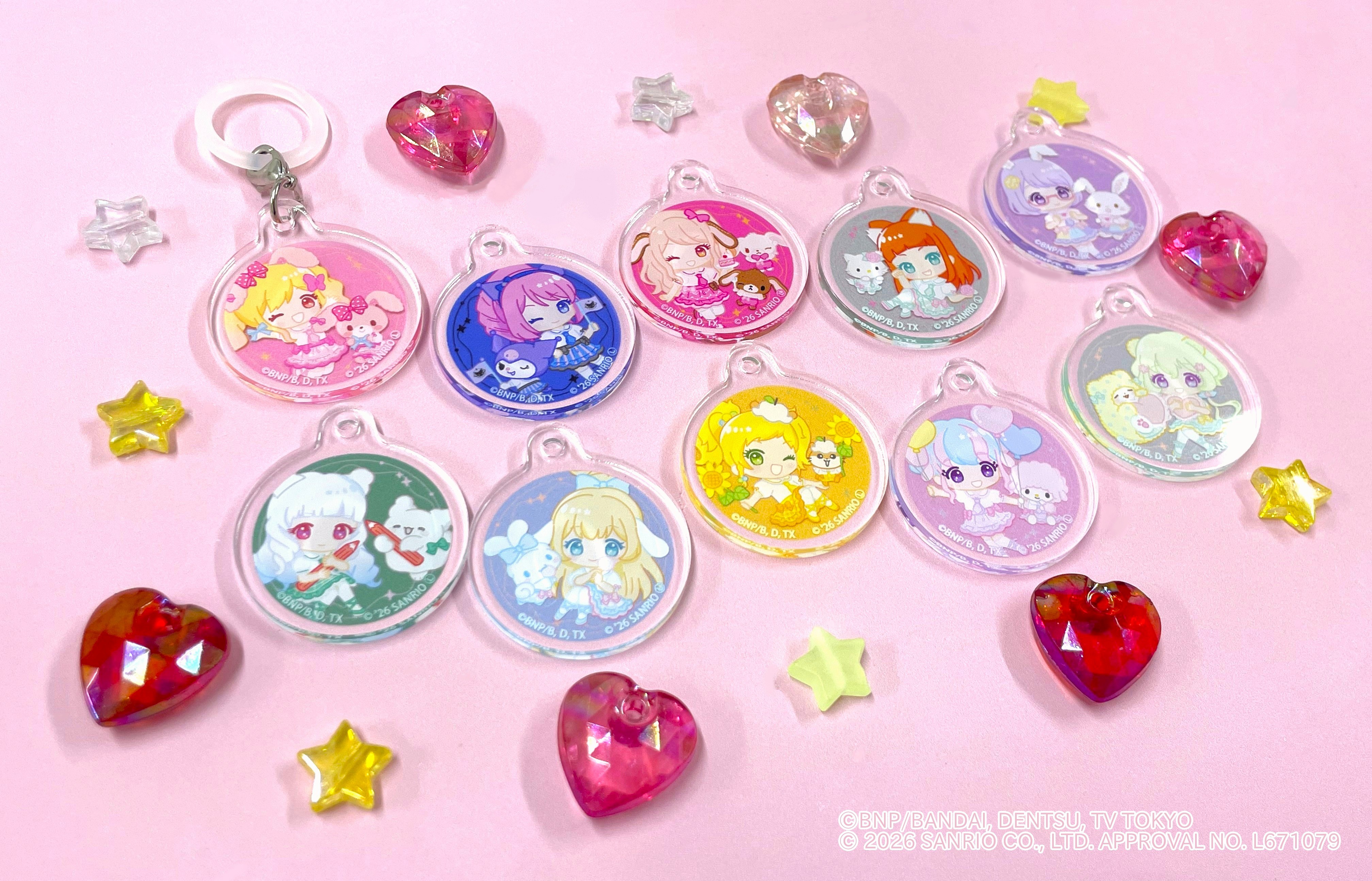 星夢學園 Aikatsu Stars! × Sanrio 雨傘掛飾 #P-AKG0352 [A3] (PRE-ORDER) [2026/07]