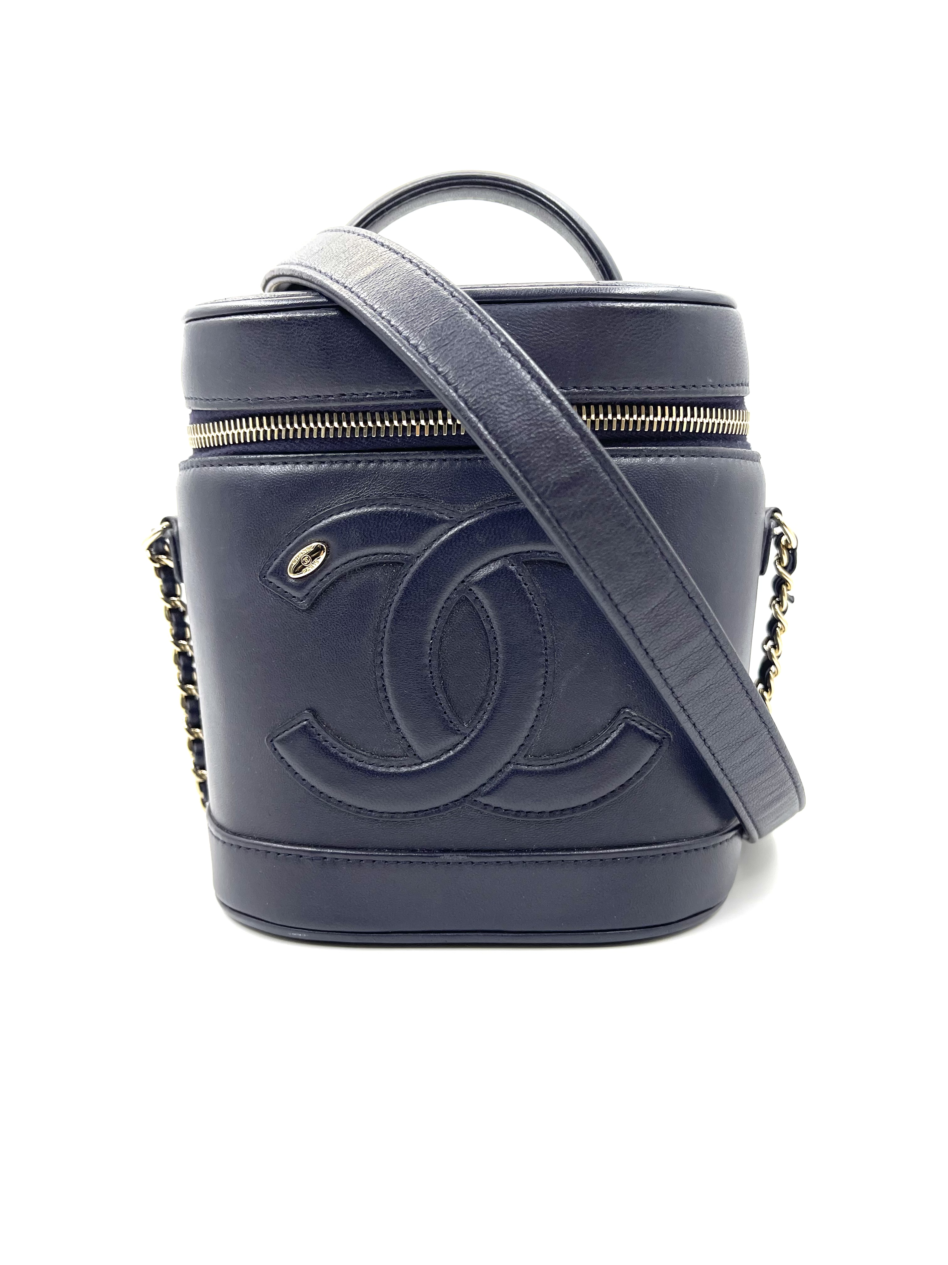 Pre-owned CHANEL Vanity Case/Navy/ Product Code: 2492802