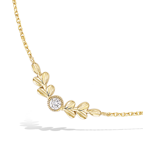 精緻必入！🌟Wheat Gleam Necklace Plaqué or