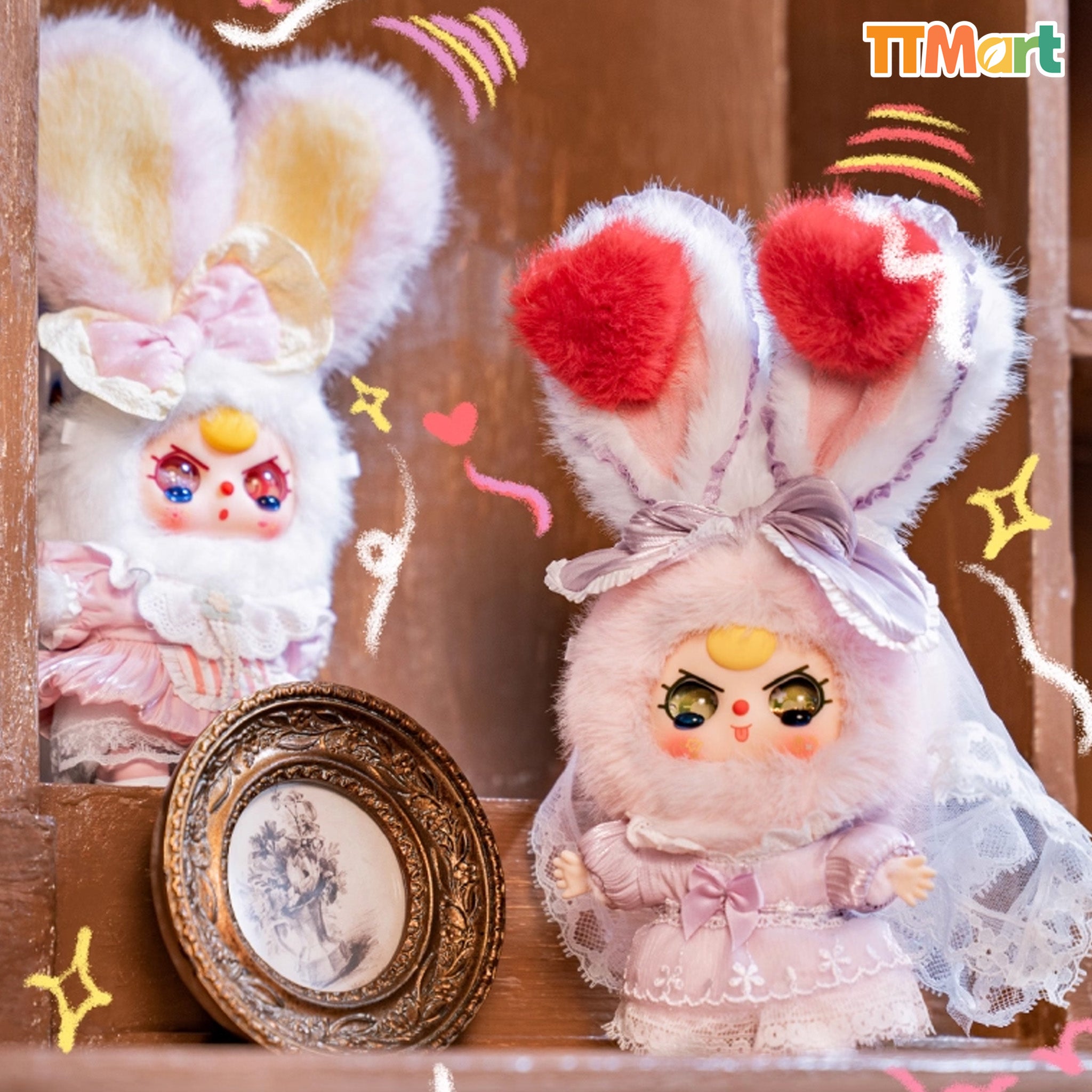 [Baby Three 100% 蘿莉塔迷你系列] 毛絨盲盒 | 件