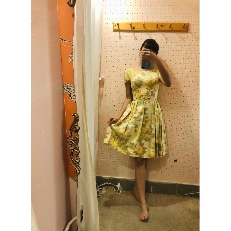 Original 1950-60s New Old Stock Montreal New York Lawrence Dress - Size Xs (MT1725)