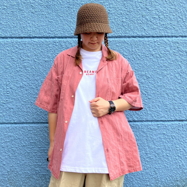 日本BEAMS HEART 刺繡衫