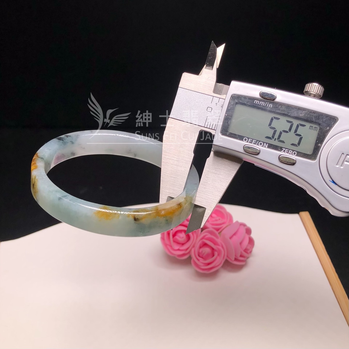 大馬坎糠皮貴妃方鐲54.5mm C06196