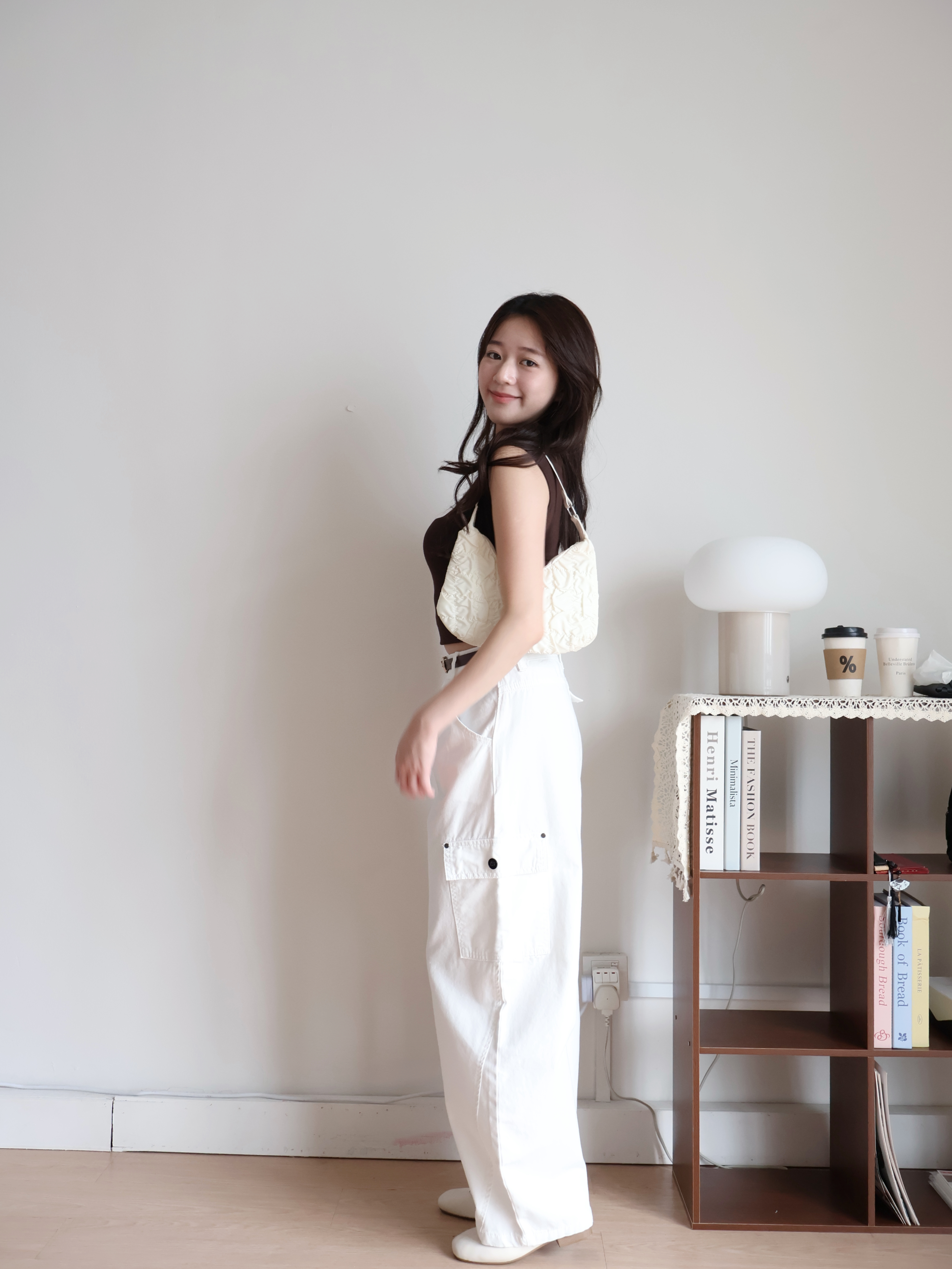 Hazel Cropped Top | Brown