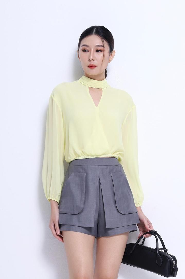 大口袋设计裤裙 1615