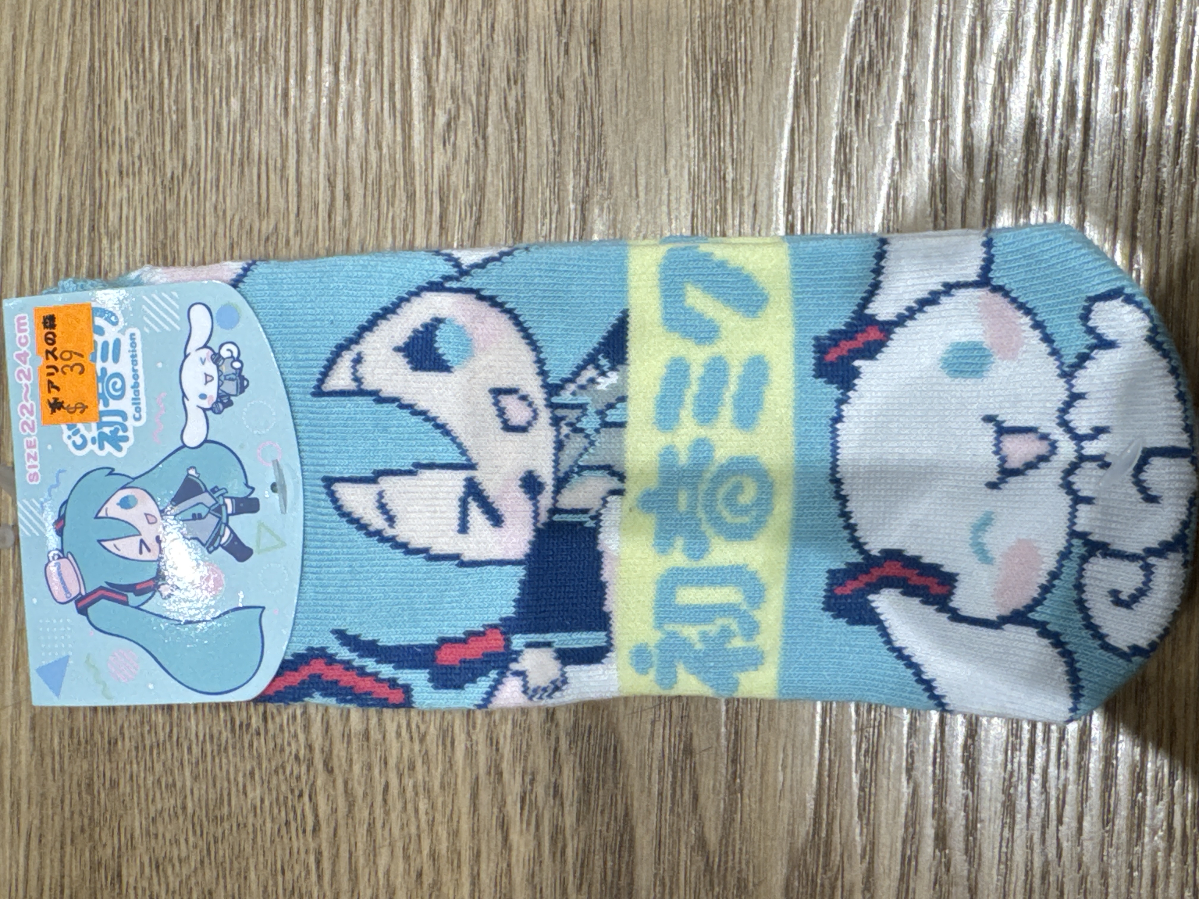 Sanrio-玉桂狗&初音 襪