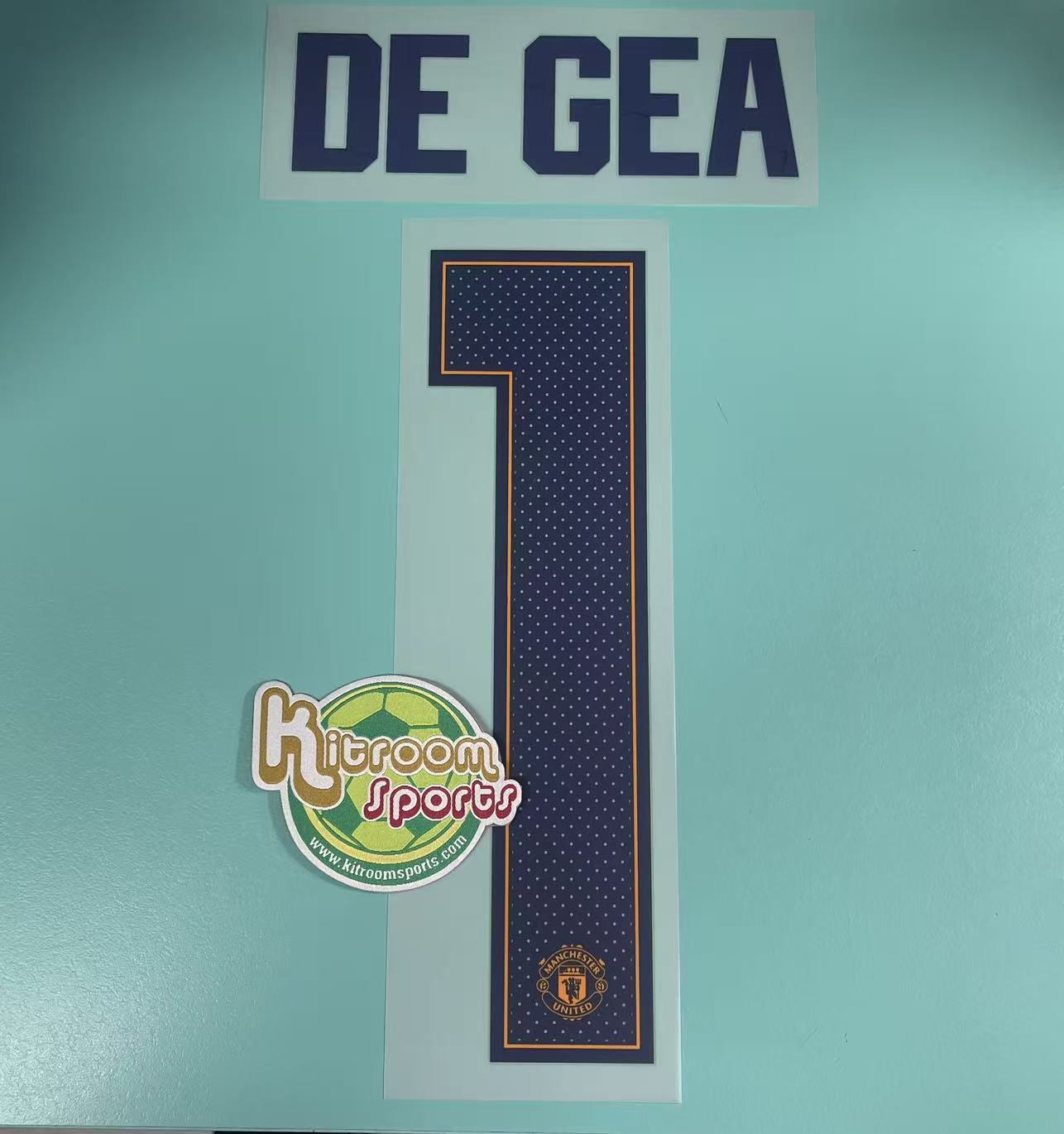 2018-19 Manchester United GK UCL Nameset #1 DE GEA