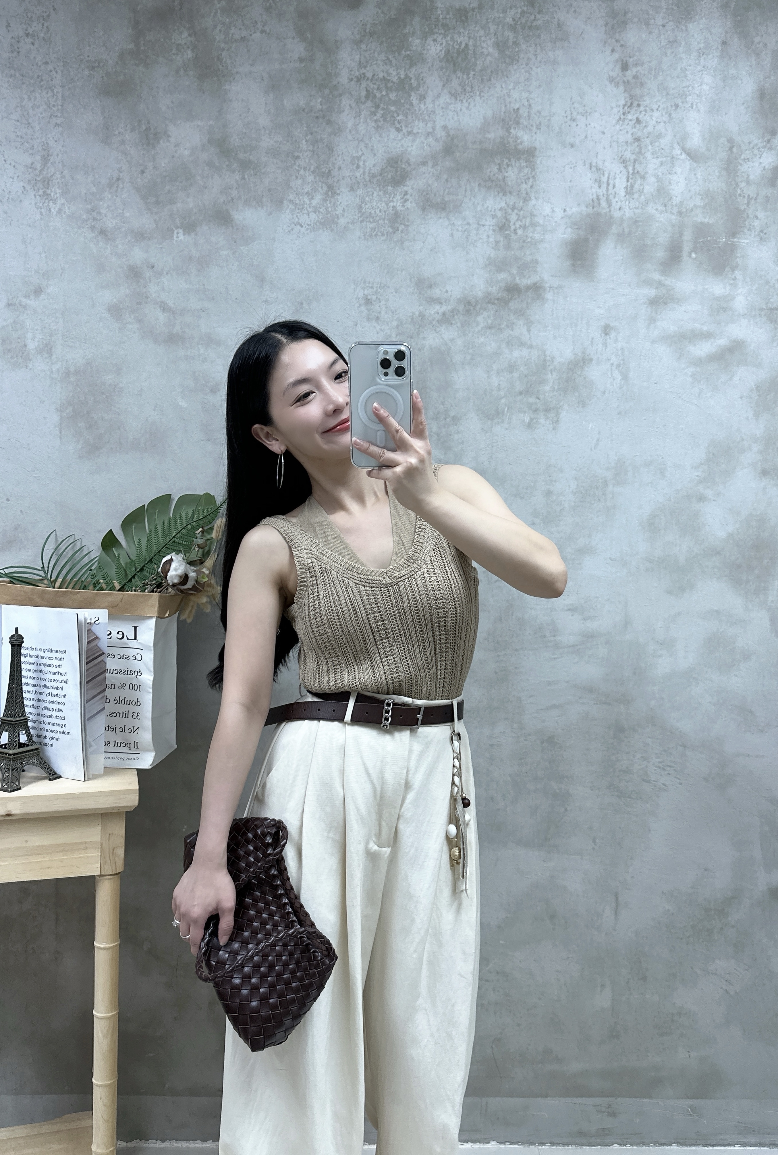 J21 棉麻闊褲