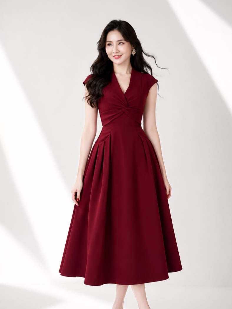 5140 Odelette Grace Midi Dress 