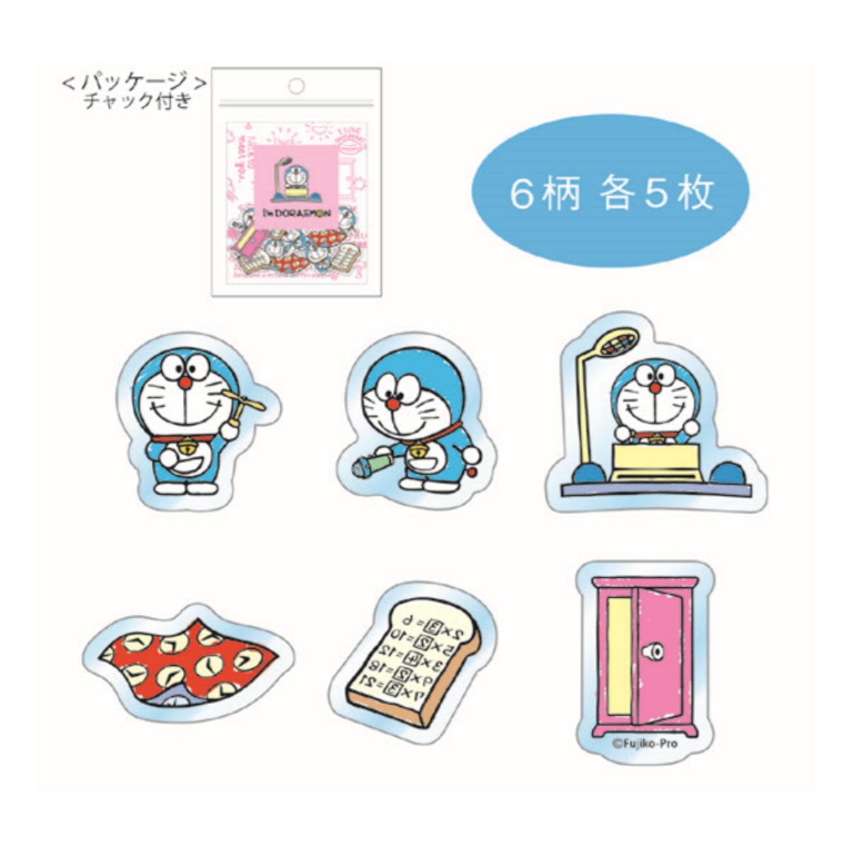 [現貨] [日本直送] 多啦A夢貼紙 {TF587375}