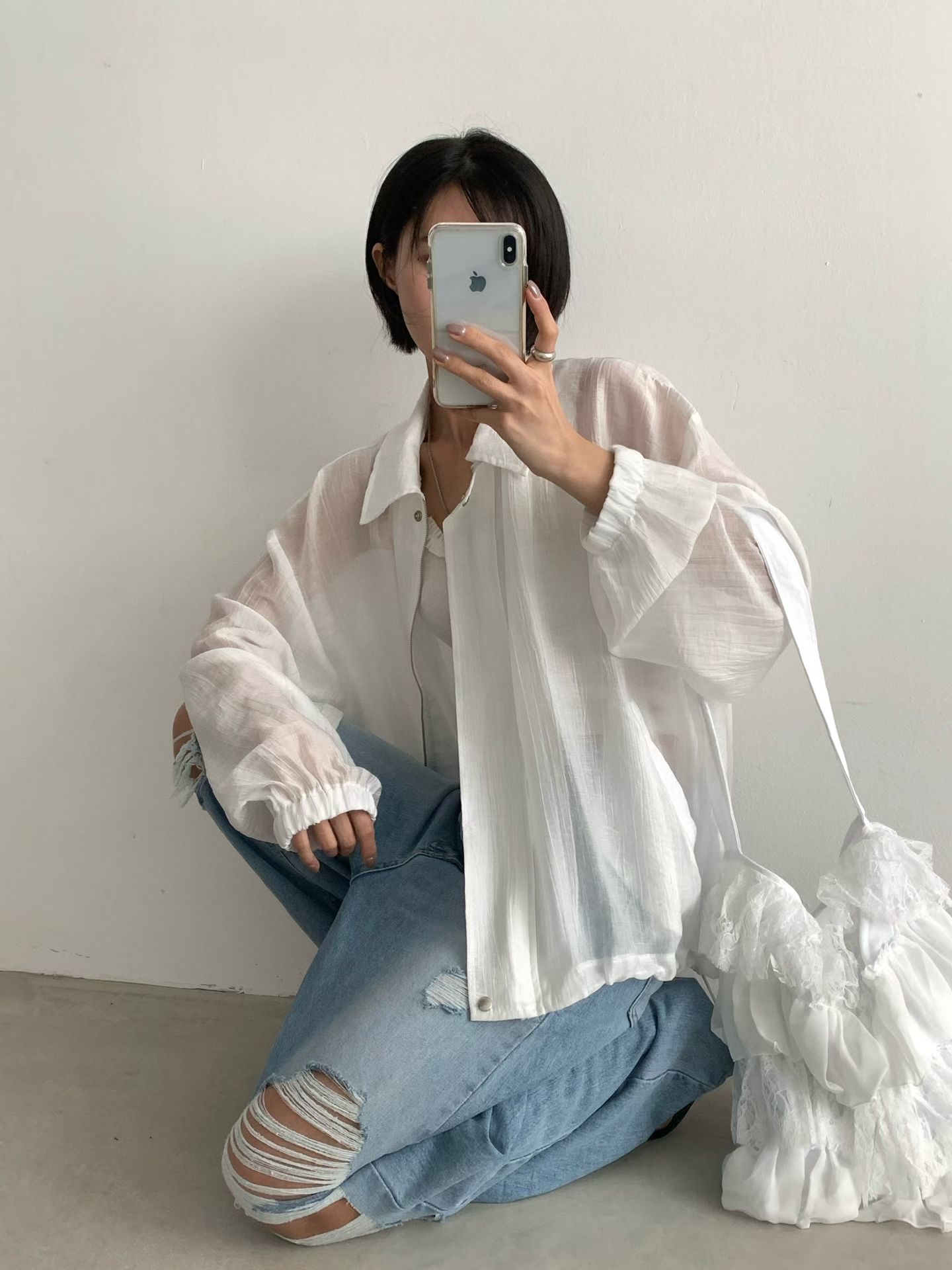 🇰🇷東大門女裝 | 透視外套 
