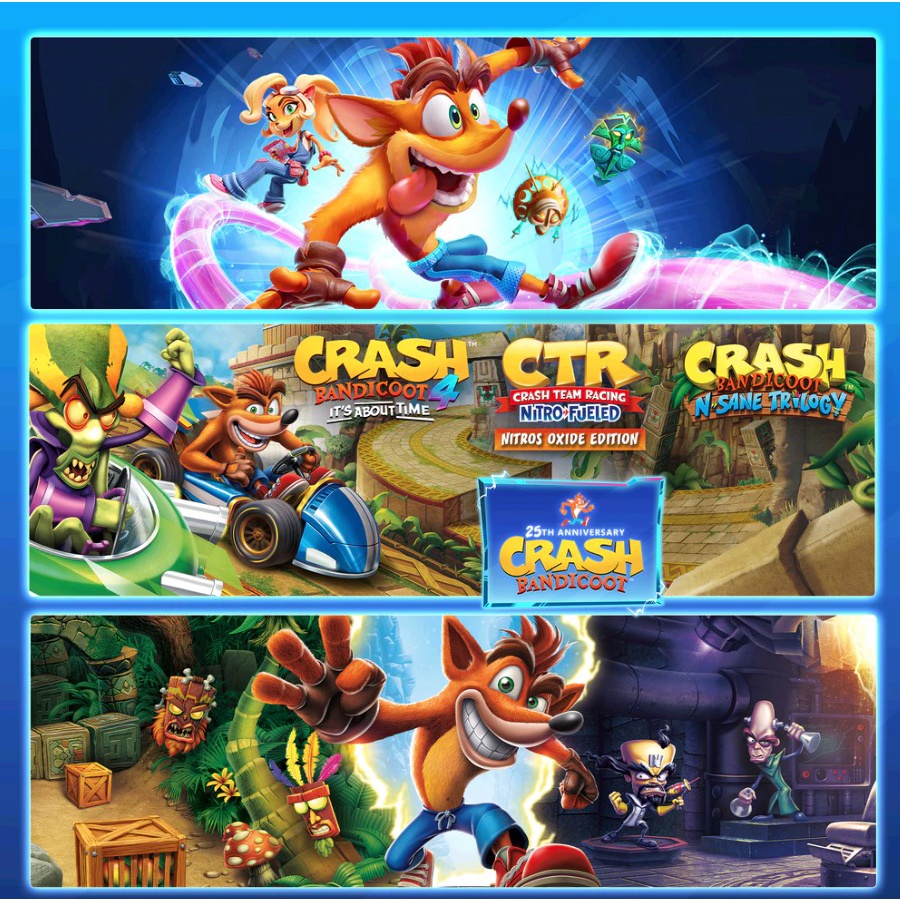 (🔥FLASH SALE🔥) Crash Bandicoot: Crashiversary Bundle (PS4 & PS5) Activated Digital Download
