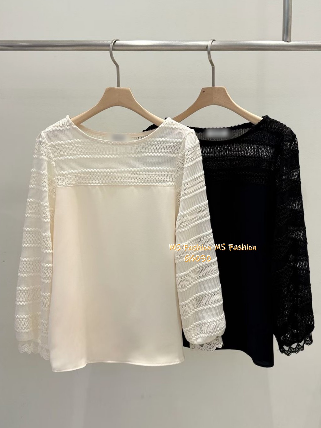 G6030 韓國🇰🇷拼布勾花top