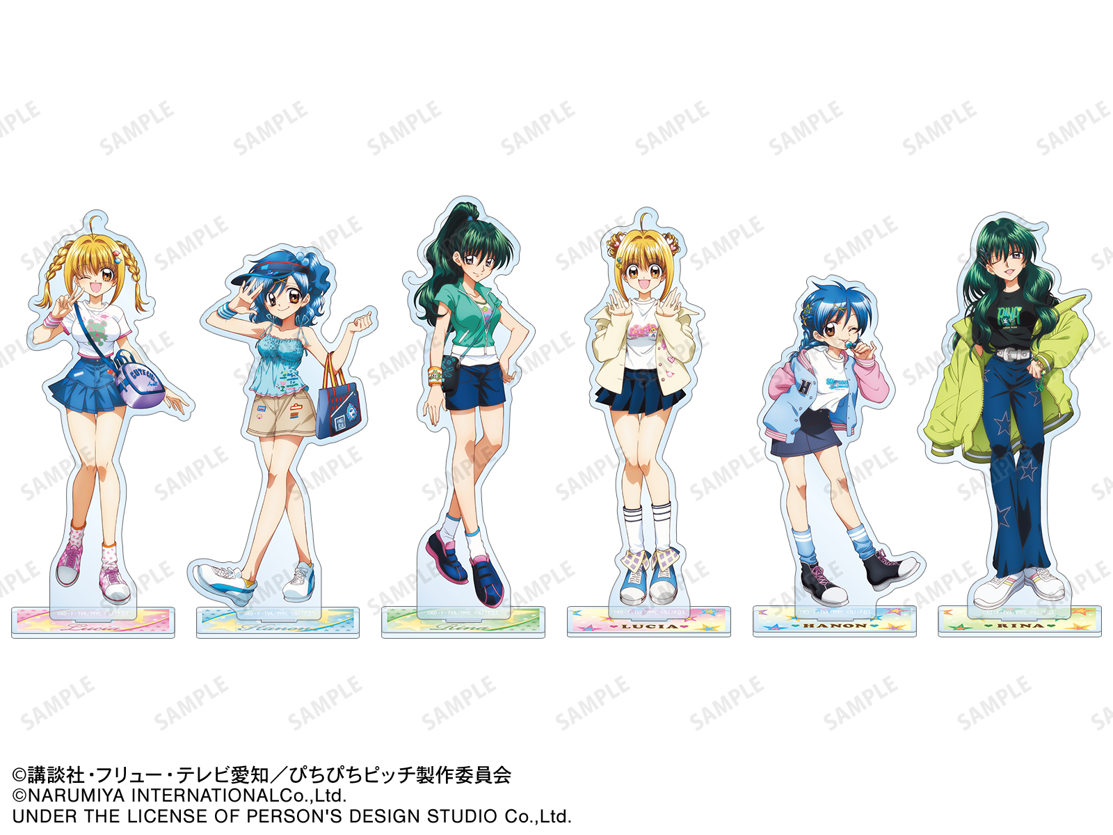 《Pre-Order》BIG Acrylic Stand｜唱K小魚仙 Pichi Pichi Pitch X ANGEL BLUE (26PP13-P)