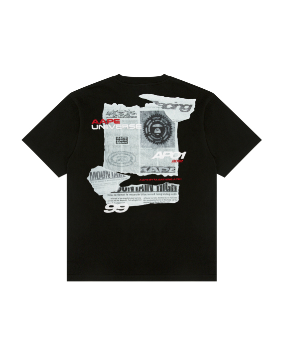 AAPE Relaxed fit AAPEUNVS graphic tee (1872) 寬鬆版