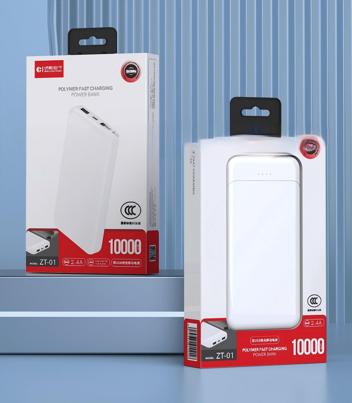 11016 充电宝 - ZT-01 10000mAh , 3C