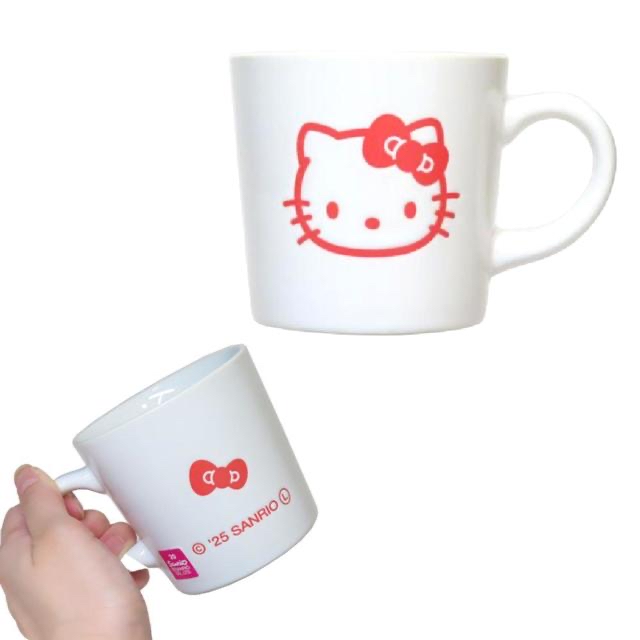 Sanrio KITTY 大頭圖 玻璃杯308121