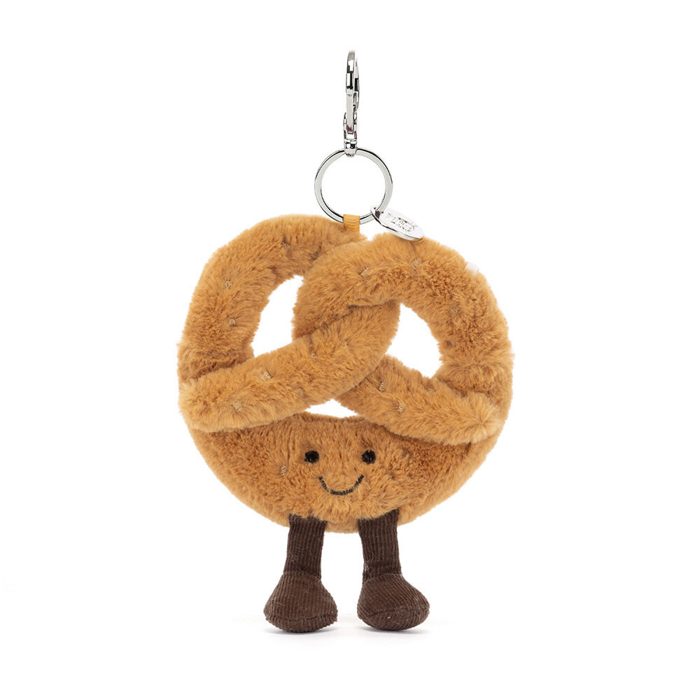 JELLYCAT Amuseables Pretzel Bag Charm 趣味椒鹽餅鎖匙扣