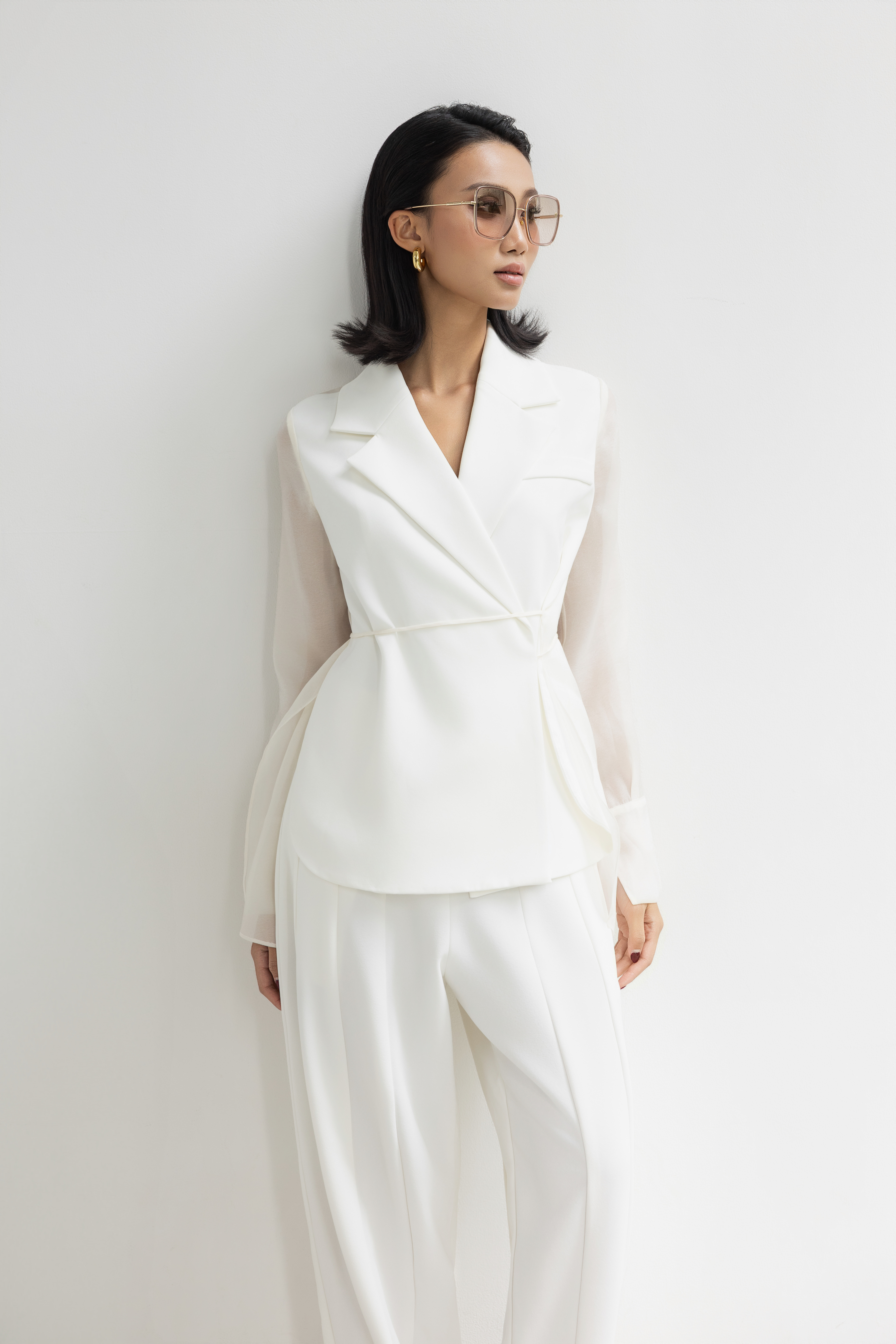 The Ivory Muse Blazer