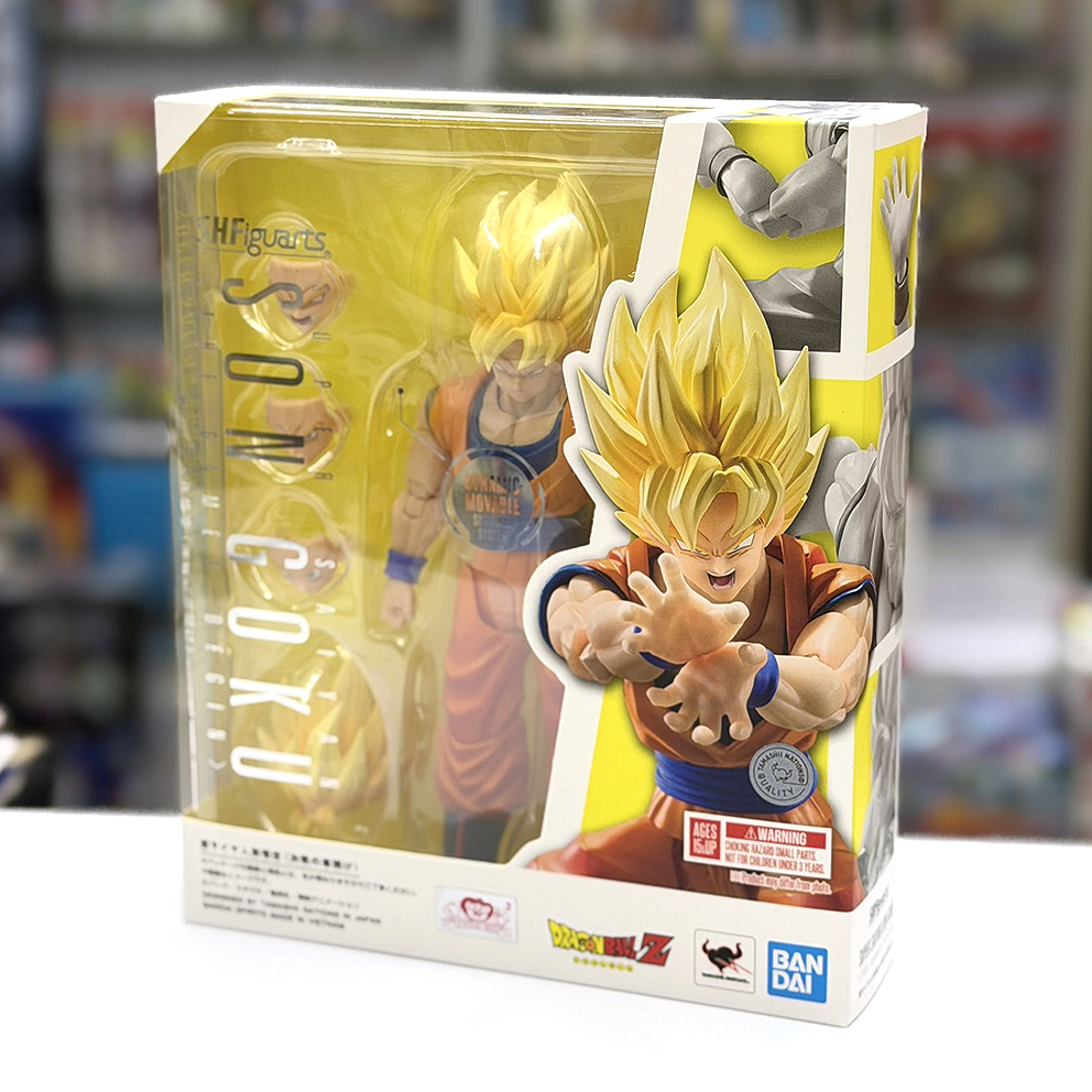 (行版) Bandai S.H.Figuarts 龍珠Z 超級撒亞人 孫悟空 -打開決戰序幕- SHF Dragon Ball Z Super Saiyan Son Goku (再版) 