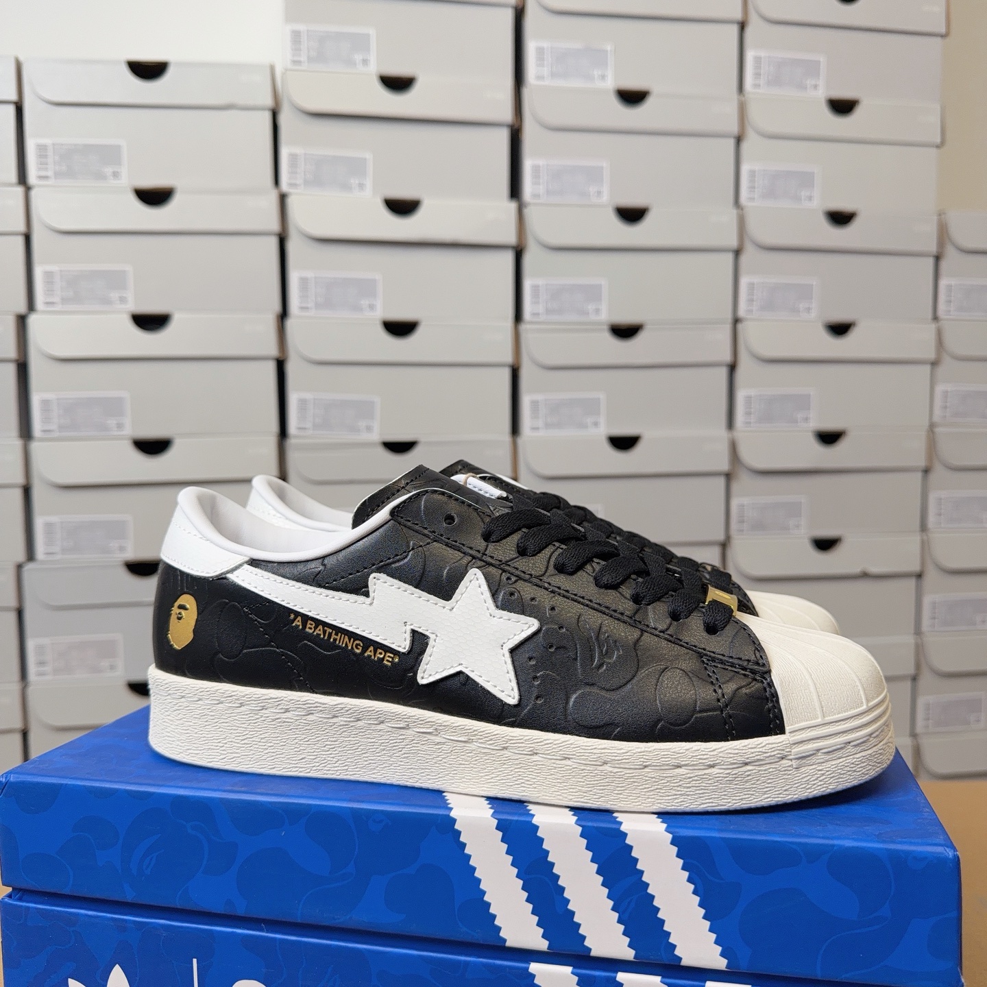 Adidas Superstar Atmos x BAPE 25th Anniversary JQ3666