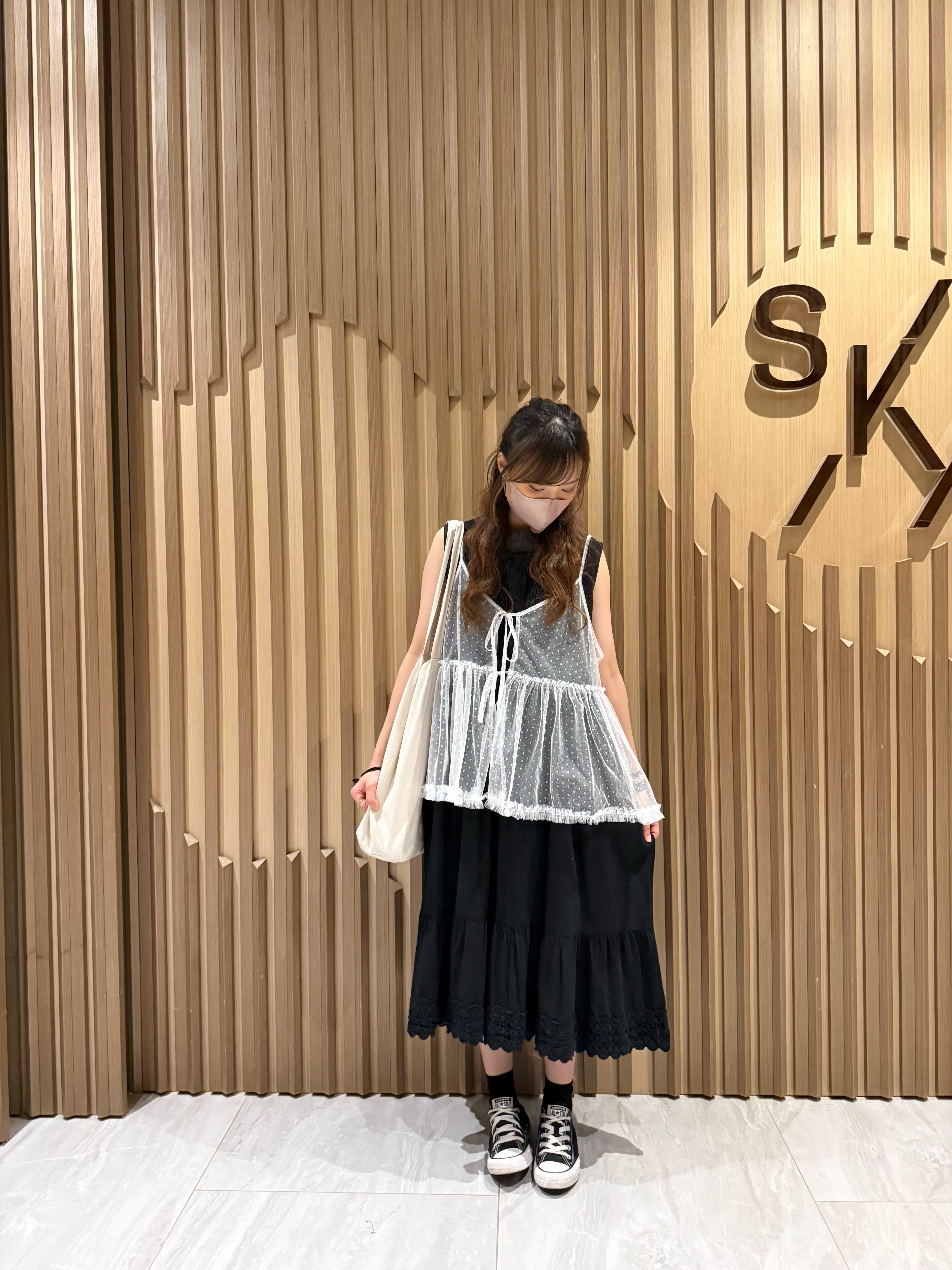 波點紗紗綁帶𝐨𝐮𝐭𝐞𝐫