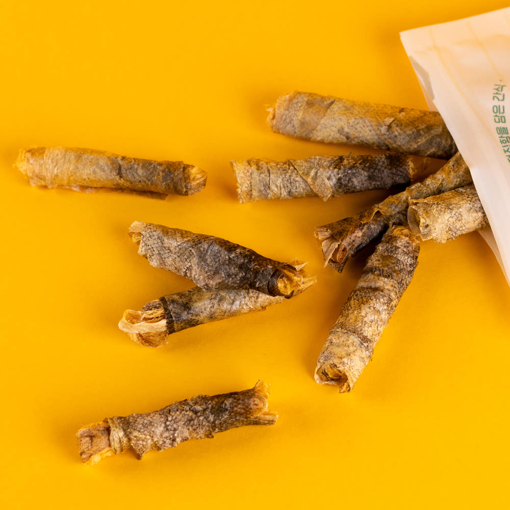 韓國 無添加 黃太魚肉卷 狗狗零食 100g