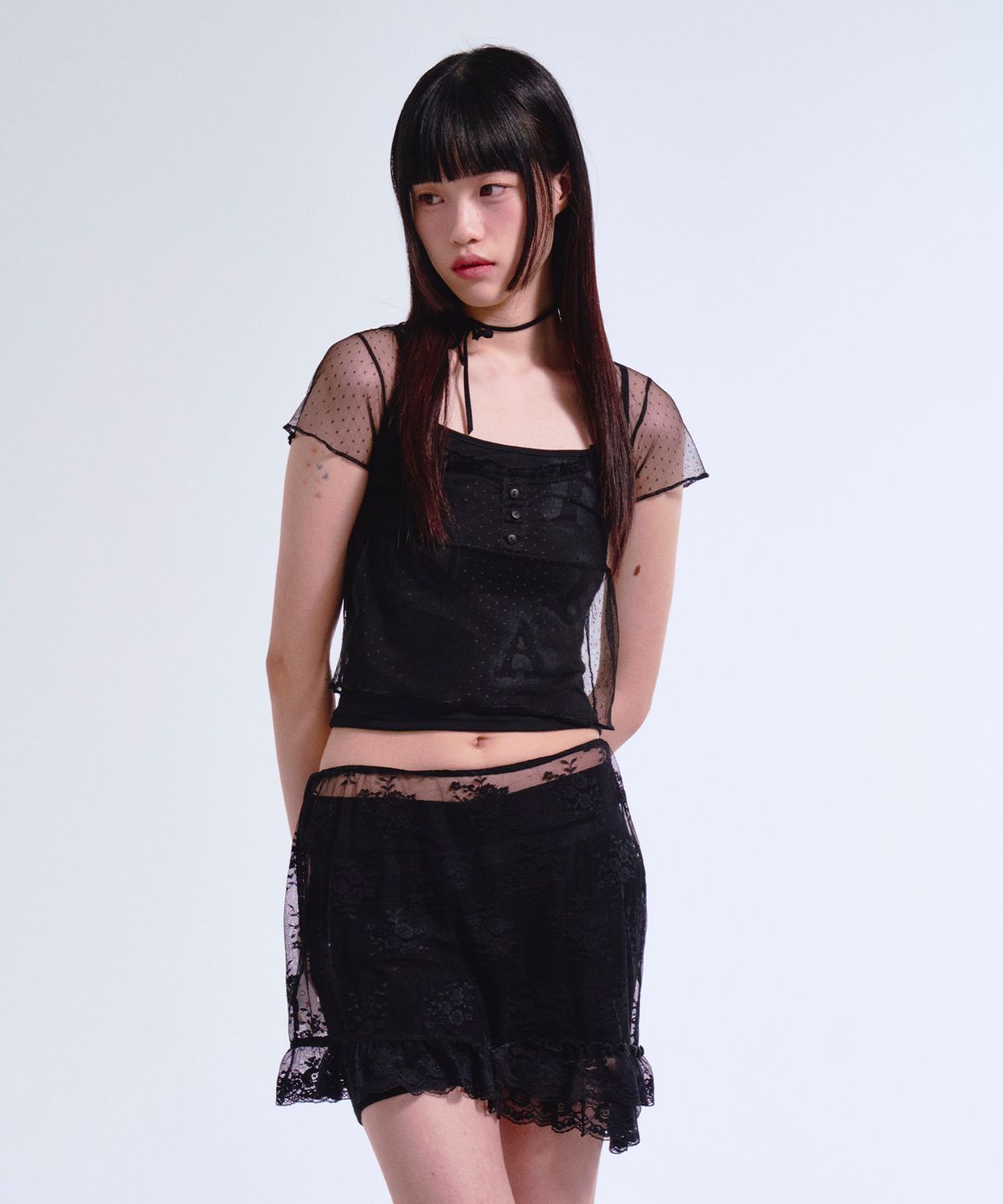 🇰🇷訂購｜PRENDA｜PRDA DOT LAYERED TEE  2色