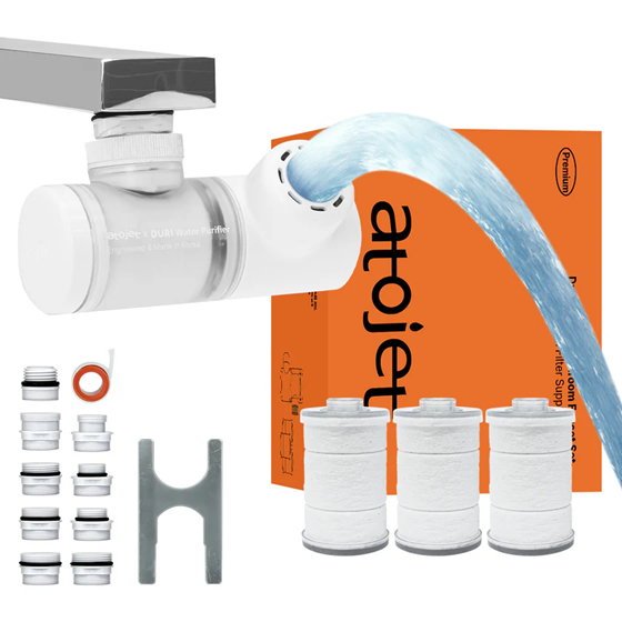 atojet Duri Sink Filter 增氧水龍頭過濾器 連替換濾芯(1包3個)套裝