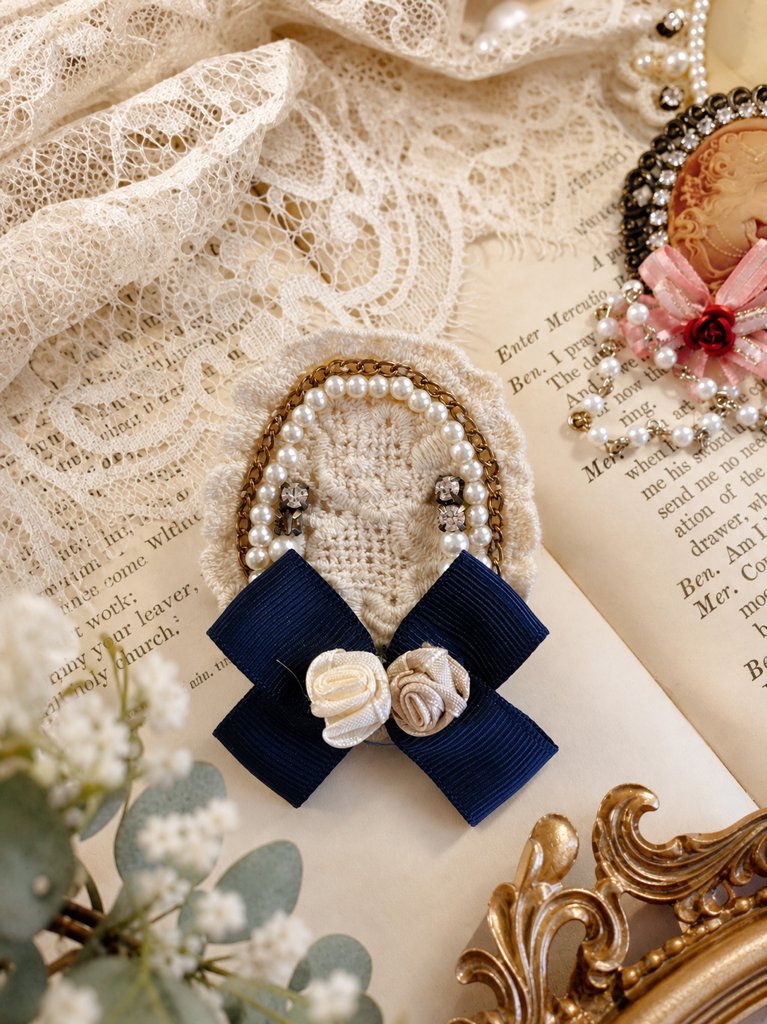 舊時光與法式玫瑰 ∙ 維多利亞宮廷復古手工胸針系列 Memories of Old & French Roses ∙ Victorian Palace Vintage Handmade Brooch Collection