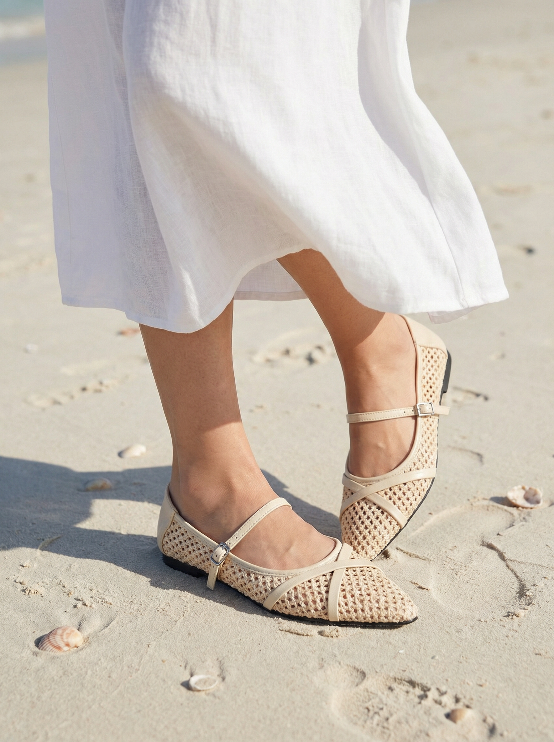 復古編織瑪麗珍鞋