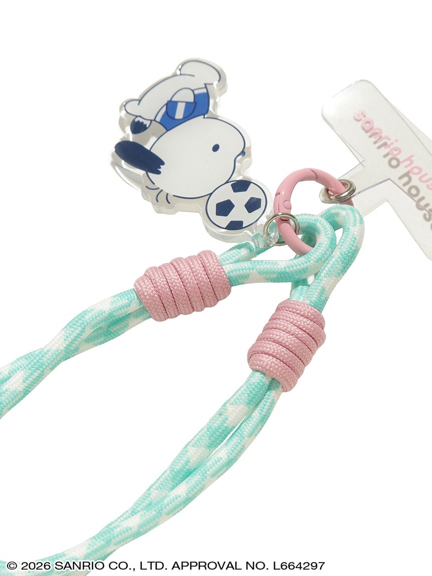 🎀【預訂】Sanrio HAPIDANBUI 電話掛卡連手帶 - Pochacco