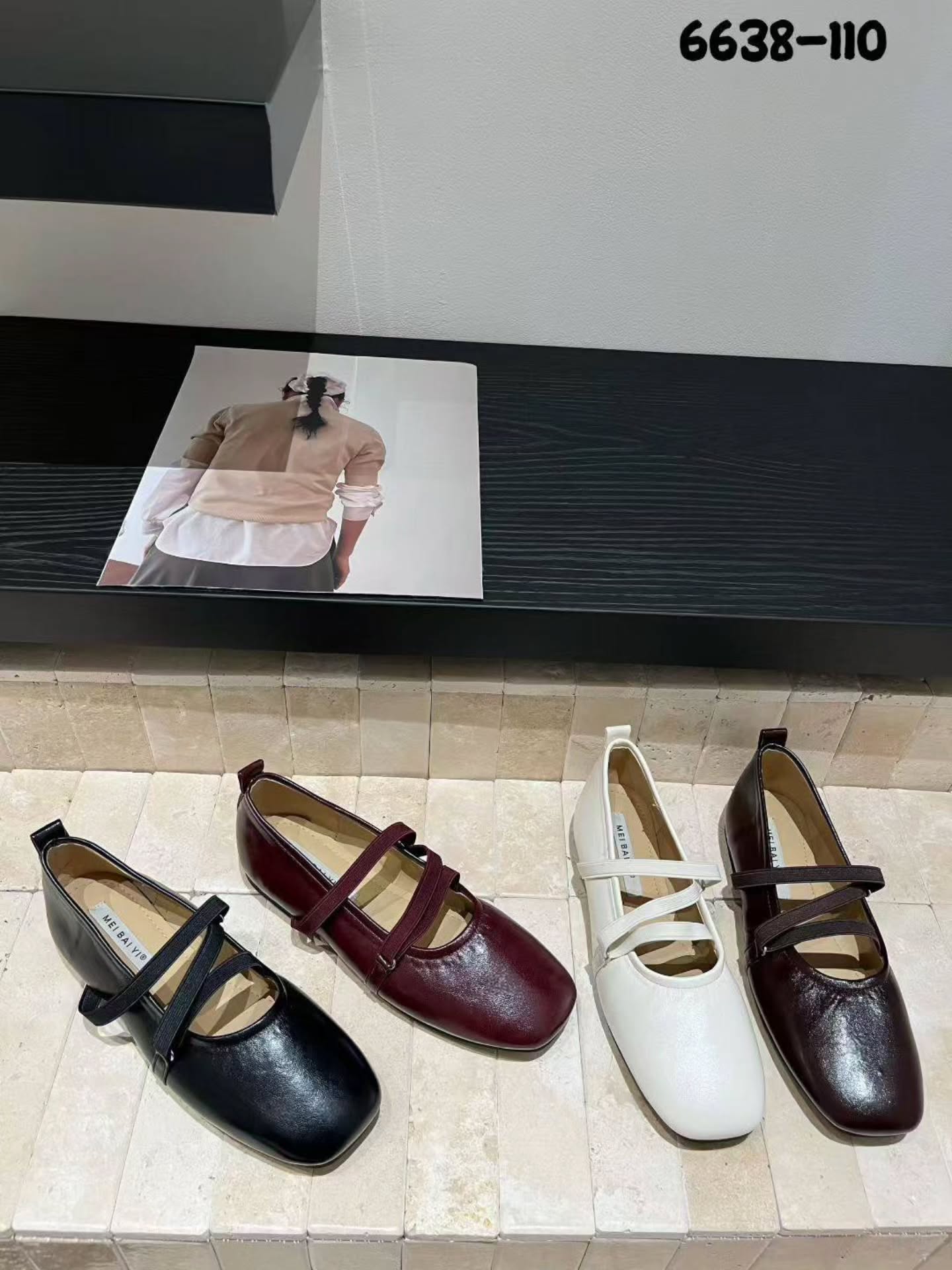 6638-110 交叉双带玛丽珍 🇨🇳