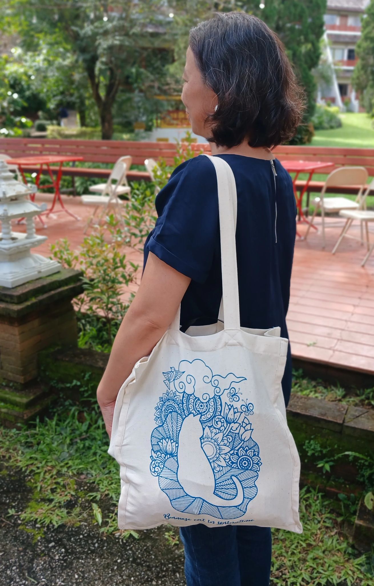 緬甸奶茶/緬甸貓側揹袋 | Myanmar Milktea / Burmese Cat Tote Bag