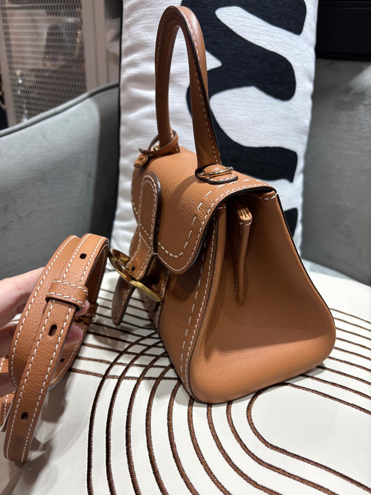 Delvaux Brillant Mini Surpiqué rodeo calfskin 100%Authentic ,98%new✅dust bag  