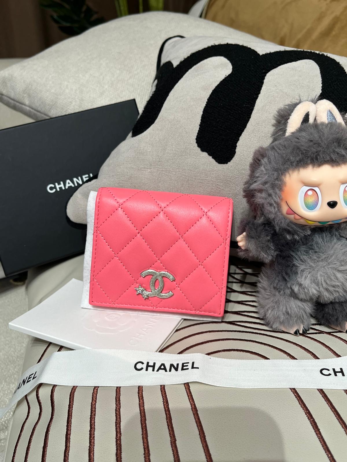 未使用品 Chanel Matlasse Small Wallet Bi Fold Wallet Leather AP3726 Star Wallet 100%Authentic,Unused 未使用品 ✅專門店收據✅晶片貼✅塵袋✅盒