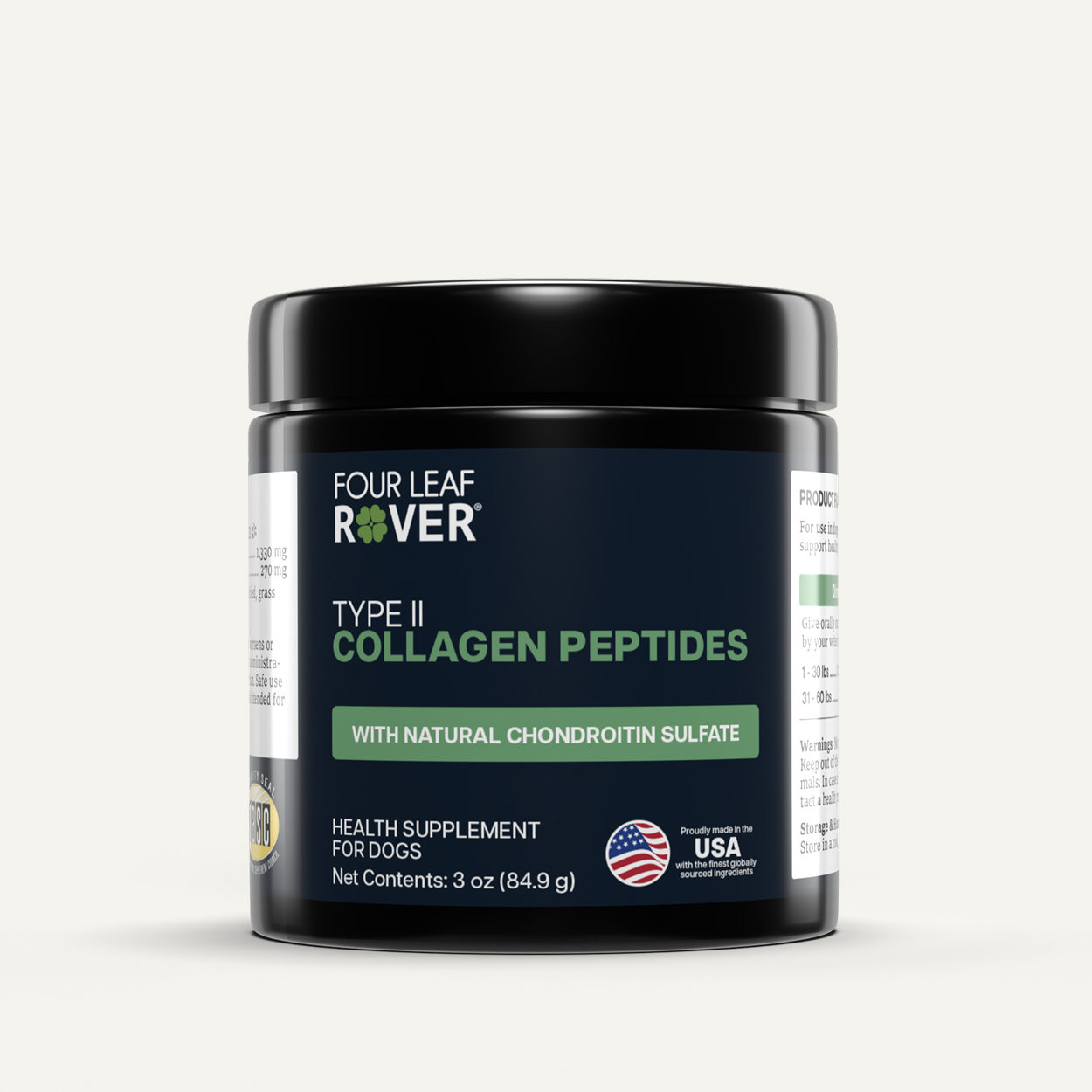【Four Leaf Rover】Collagen Peptides 膠原蛋白胜肽粉 (84.9g)｜軟骨修復・關節靈活性・天然軟骨素