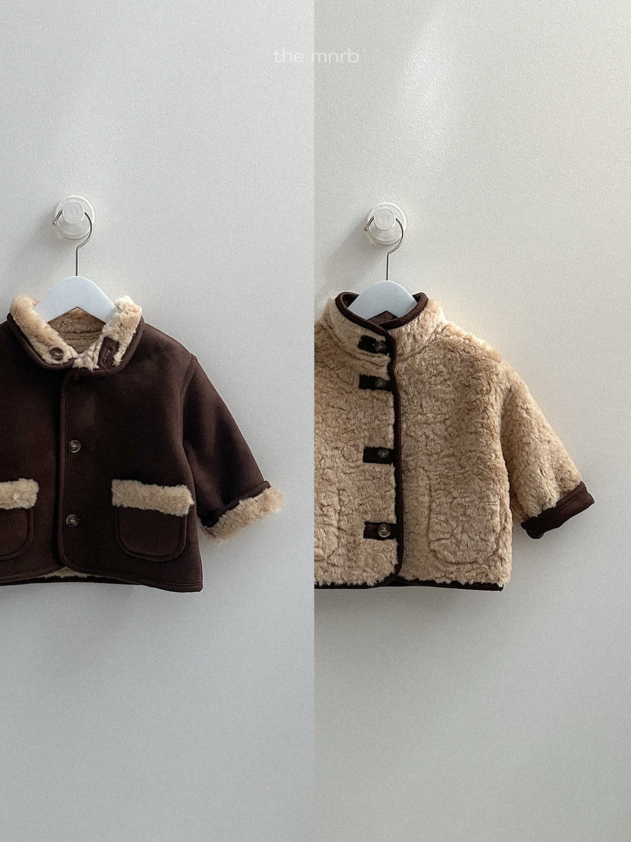Mnirobe | Reversible suede jacket