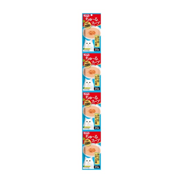 CIAO 超奴 貓咪 補水 乳酸菌2000億個 湯包  35g*4包