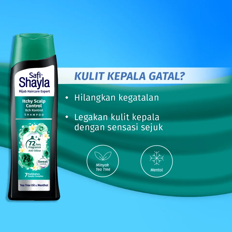 Safi Shayla Hijab Shampoo 165ml - Itchy Scalp Control