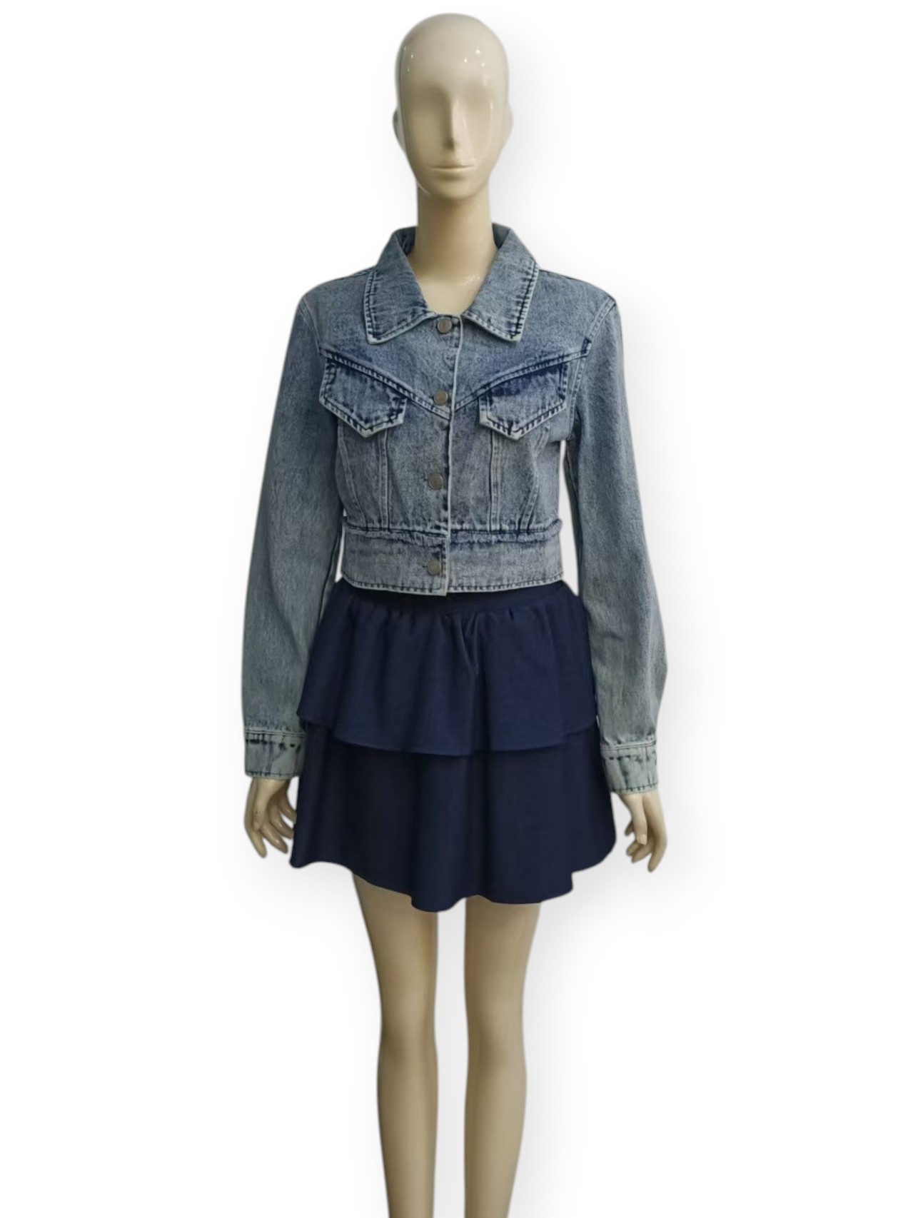 Crop Denim Jacket M246